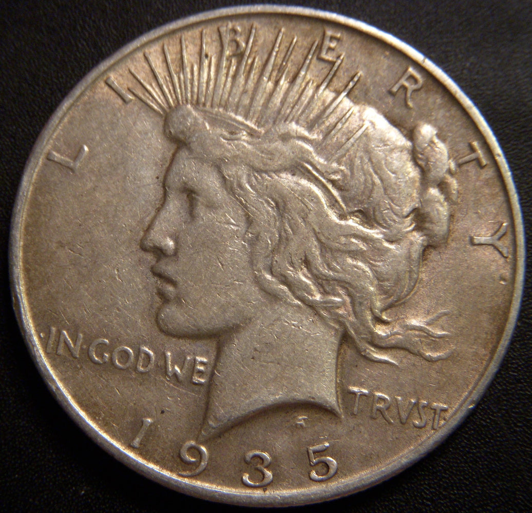 1935-S Peace Dollar - Very Fine