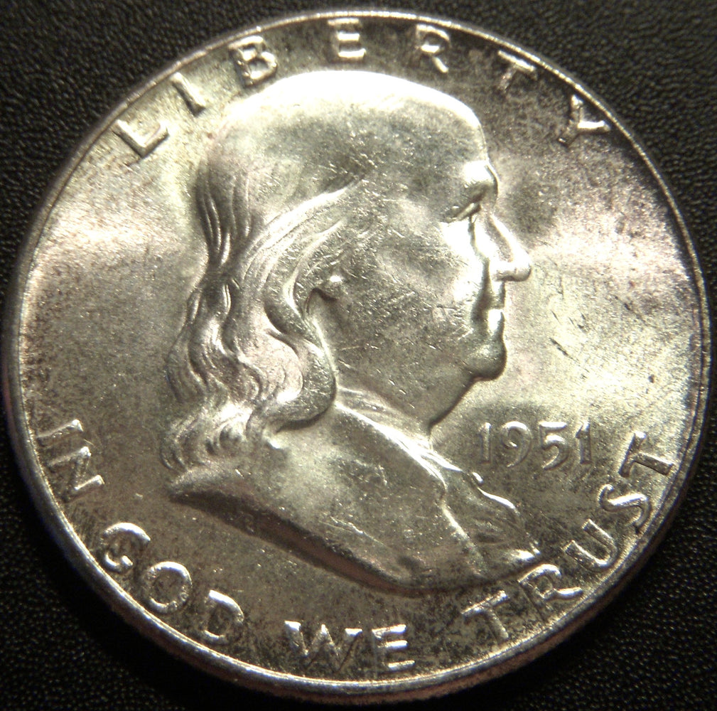 1951 Franklin Half Dollar - Uncirculated
