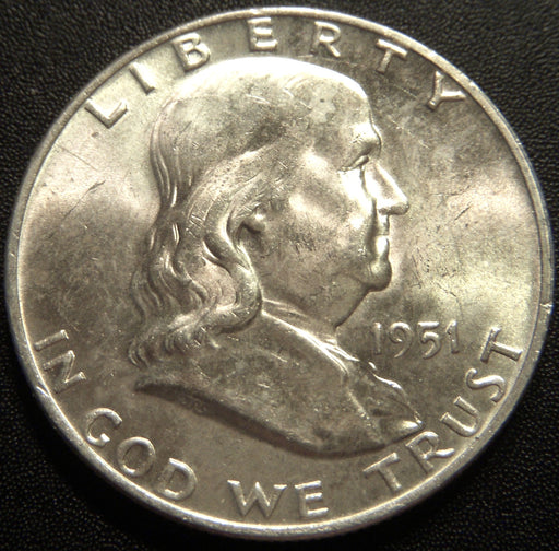 1951-D Franklin Half Dollar - Uncirculated