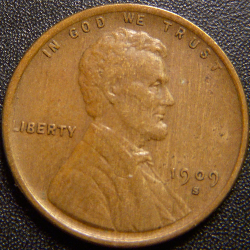 1909-S Lincoln Cent - Extra Fine