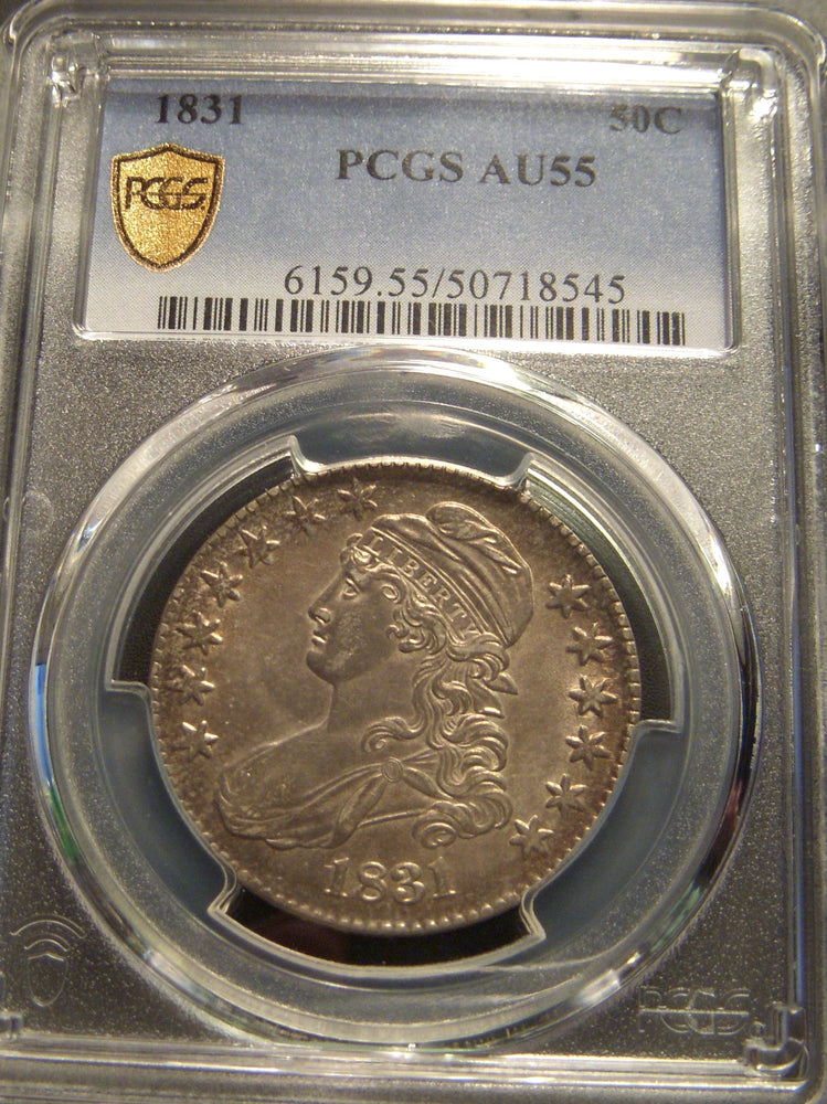 1831 Bust Half Dollar - PCGS AU55