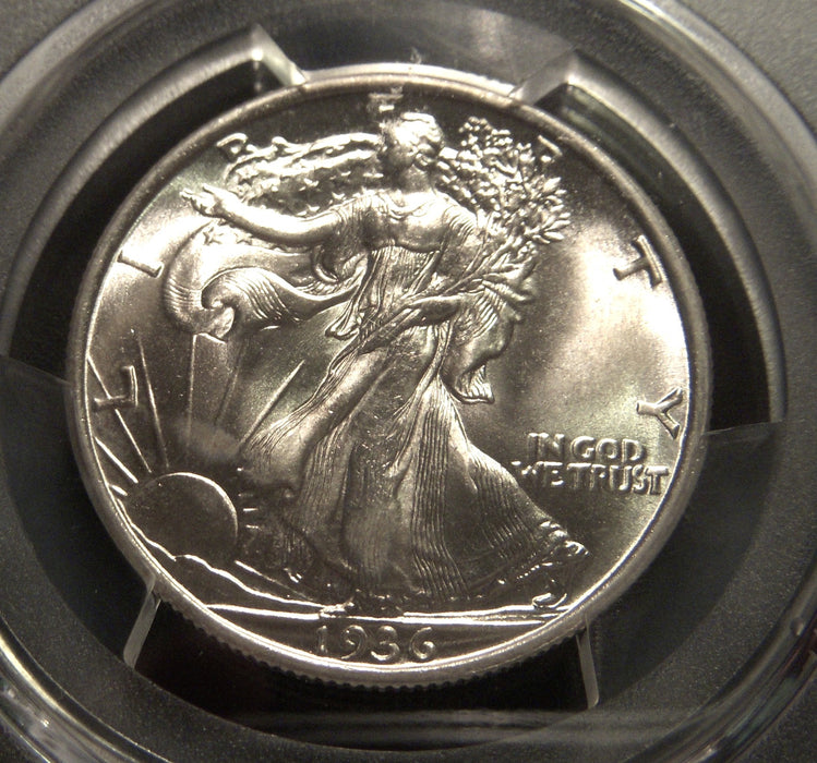 1936 Walking Half Dollar - PCGS MS65
