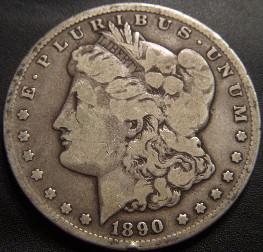 1890-CC Morgan Dollar - Very Good