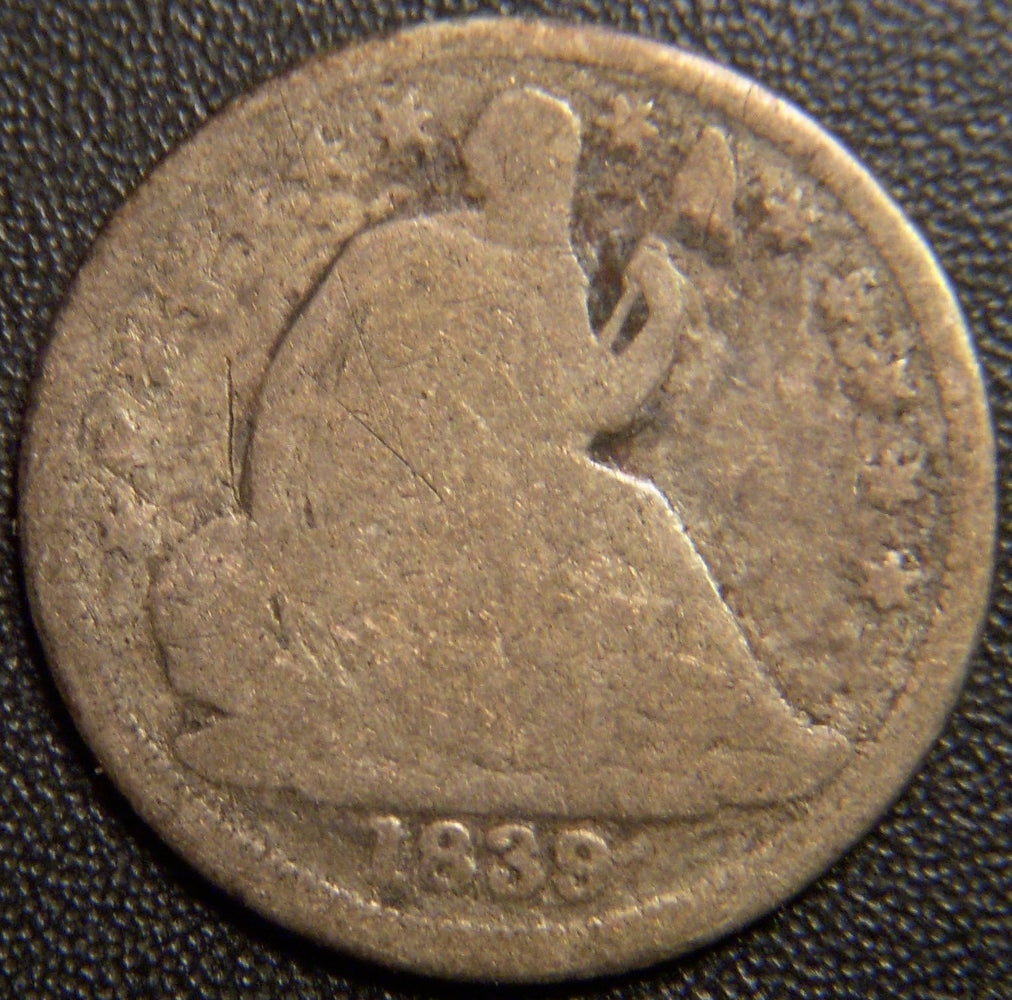 1839 Seated Half Dime - Good