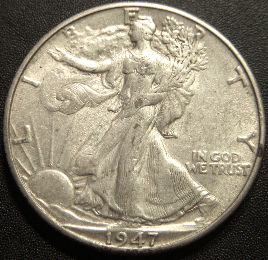 1947-D Walking Half Dollar - Very Fine