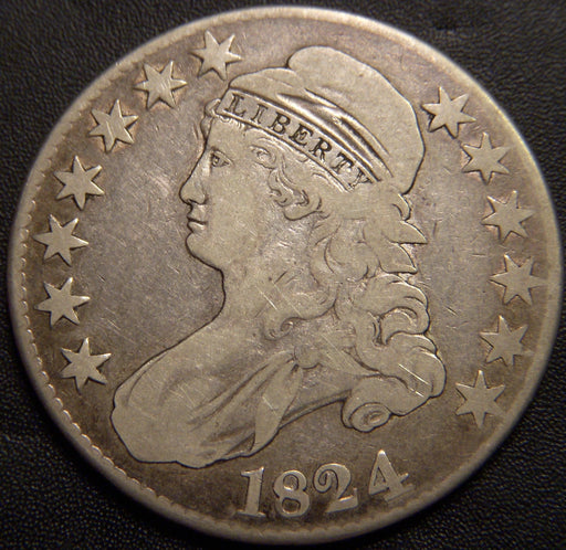 1824 Bust Half Dollar - Fine