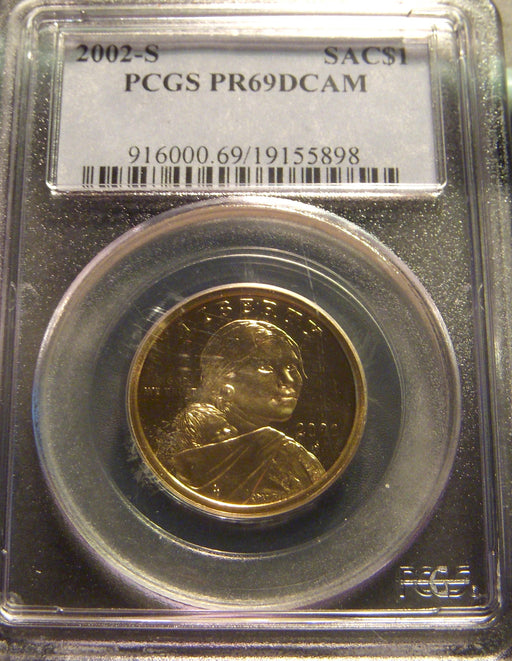 2002-S Sacagawea Dollar - PCGS PR69DCAM