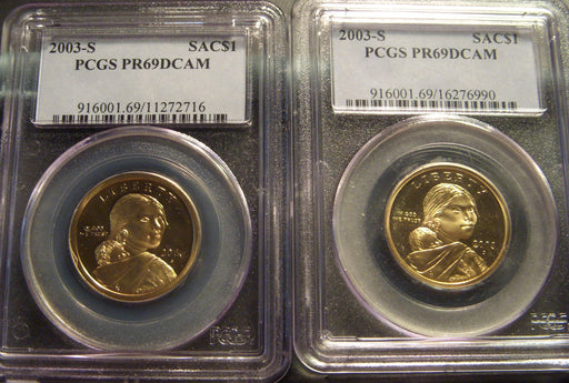 2003-S Sacagawea Dollar - PCGS PR69DCAM