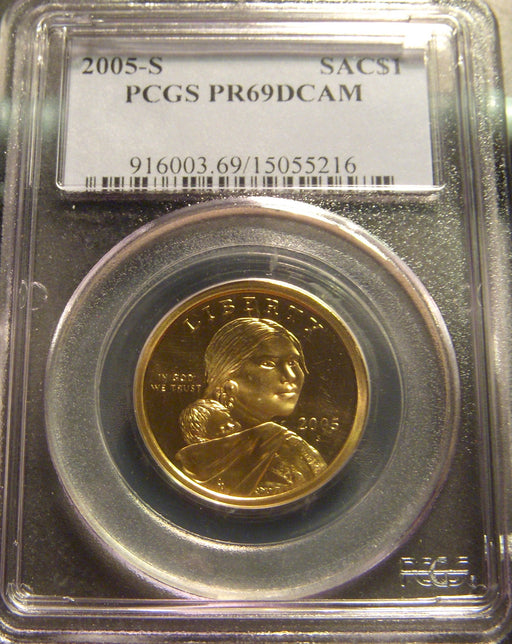 2005-S Sacagawea Dollar - PCGS PR69DCAM