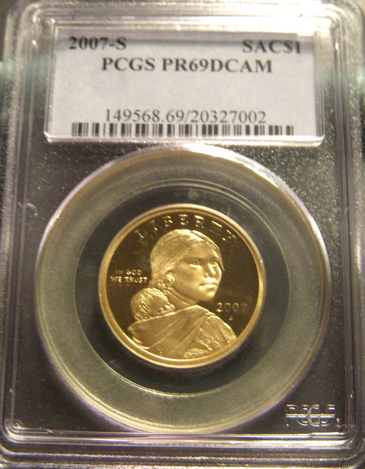 2007-S Sacagawea Dollar - PCGS PR69DCAM