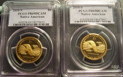 2010-S Sacagawea Dollar - PCGS PR69DCAM