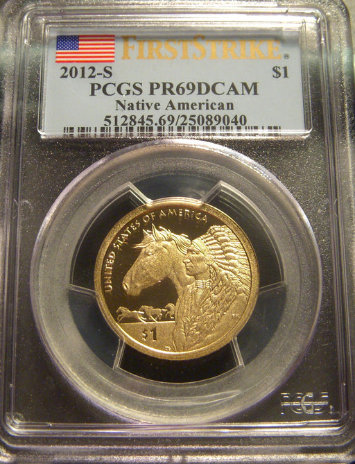 2012-S Sacagawea Dollar - PCGS PR69DCAM