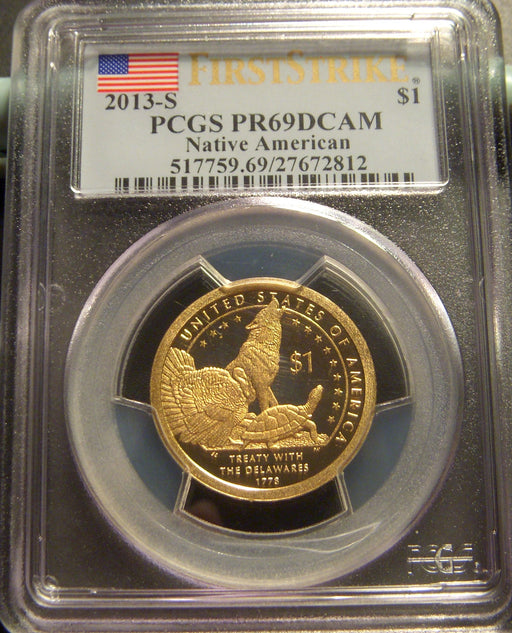 2013-S Sacagawea Dollar - PCGS PR69DCAM