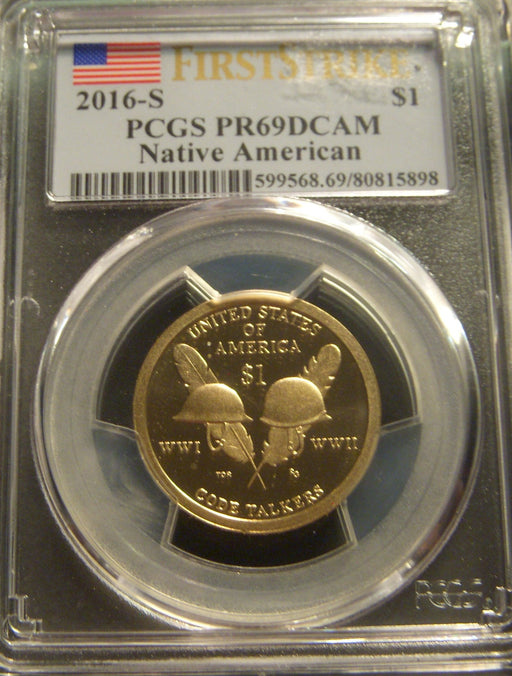 2016-S Sacagawea Dollar - PCGS PR69DCAM