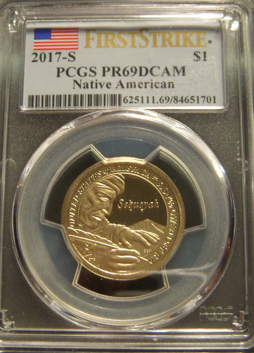 2017-S Sacagawea Dollar - PCGS PR69DCAM
