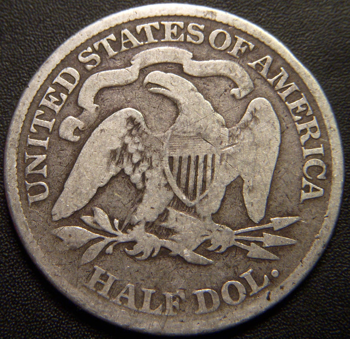 1873 Seated Half Dollar - Arrows Good