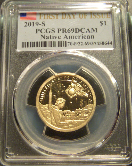 2019-S Sacagawea Dollar - PCGS PR69DCAM