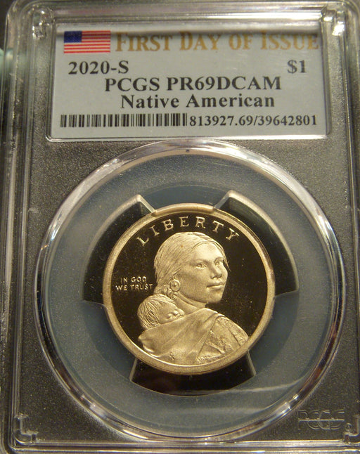 2020-S Sacagawea Dollar - PCGS PR69DCAM