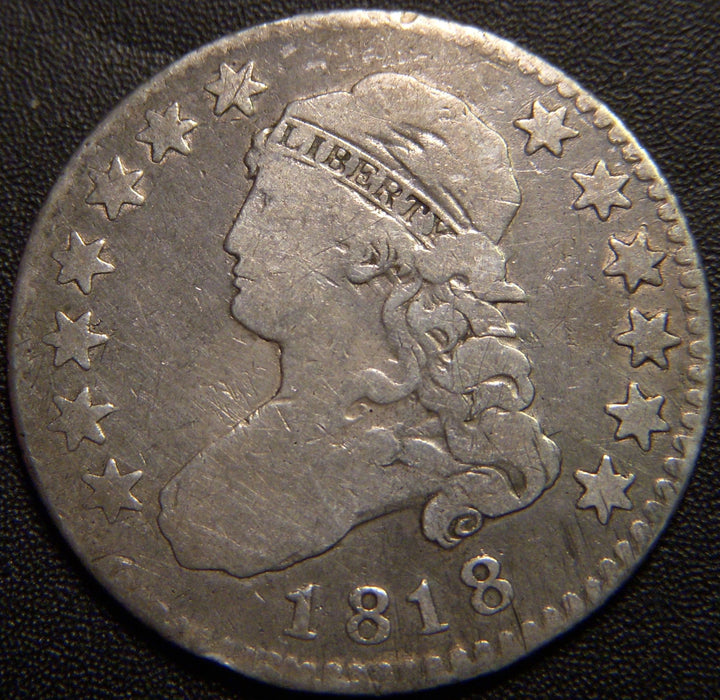 1818 Bust Quarter - Very Good