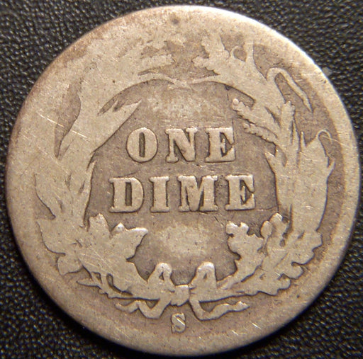 1892-S Barber Dime - Good