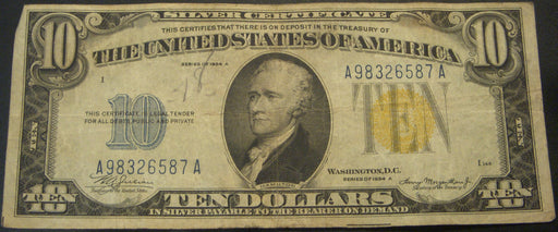 1934A North Africa $10 Silver Certificate - FR# 2309