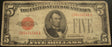 1928 $5 United States Note - FR# 1525