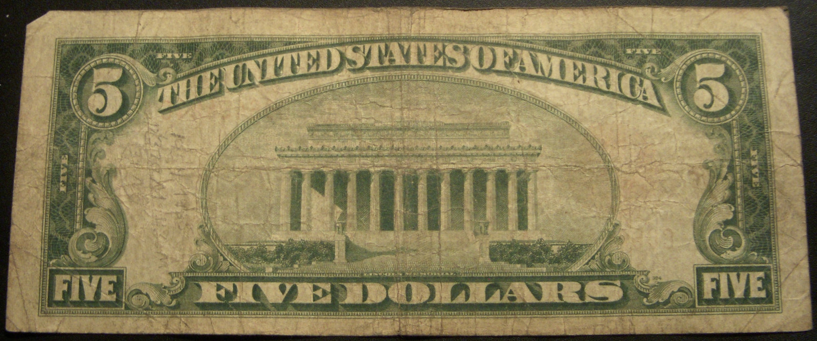1928 $5 United States Note - FR# 1525