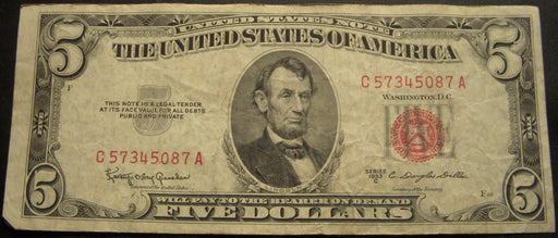1953C $5 United States Note - FR# 1535