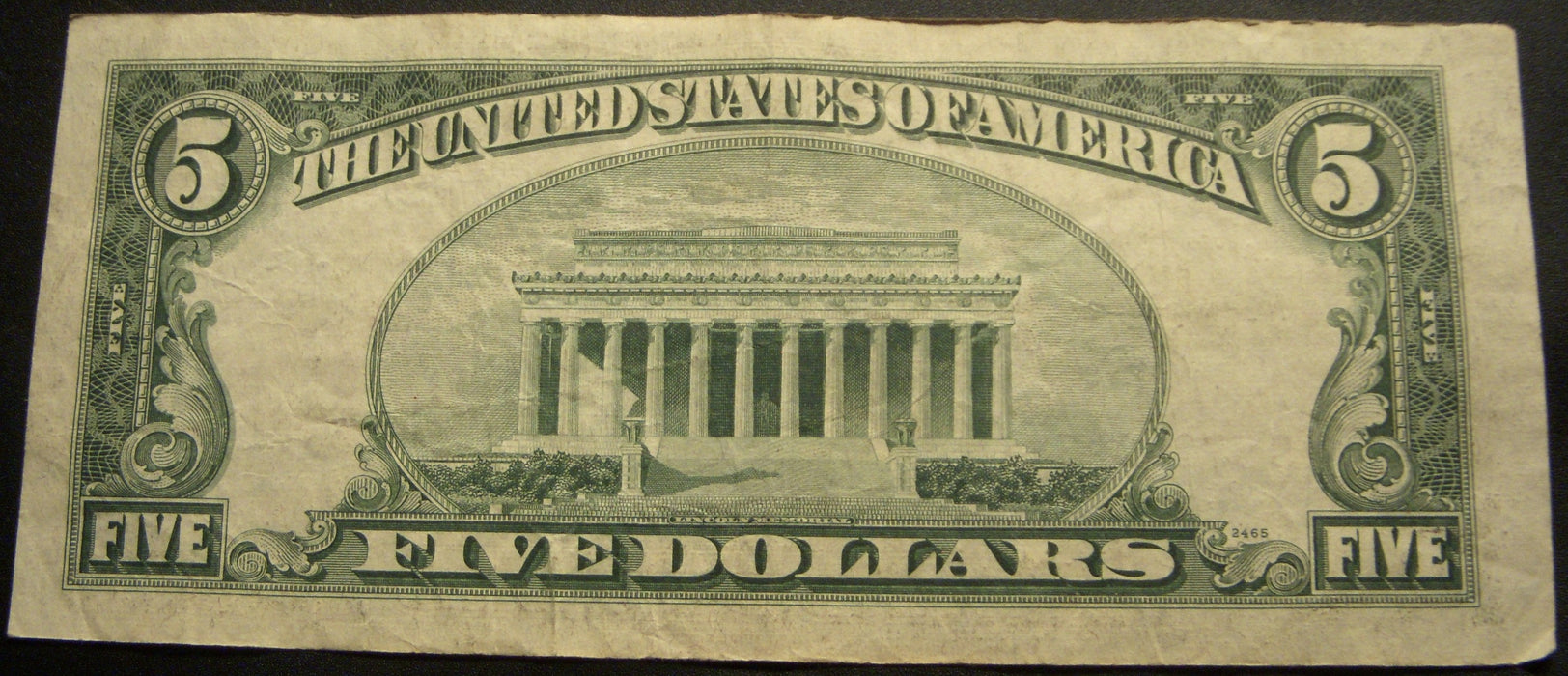 1953C $5 United States Note - FR# 1535