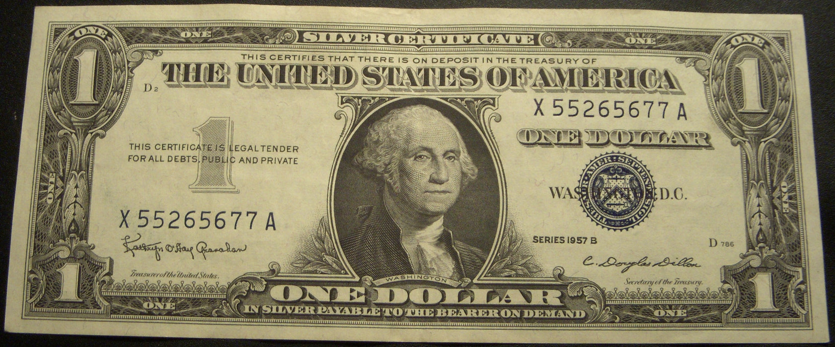 1957B $1 Silver Certificate - FR# 1621