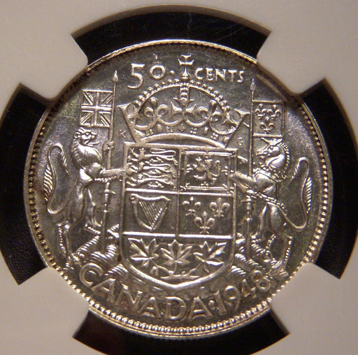 1948 Canadian Half Dollar - NGC MS 61