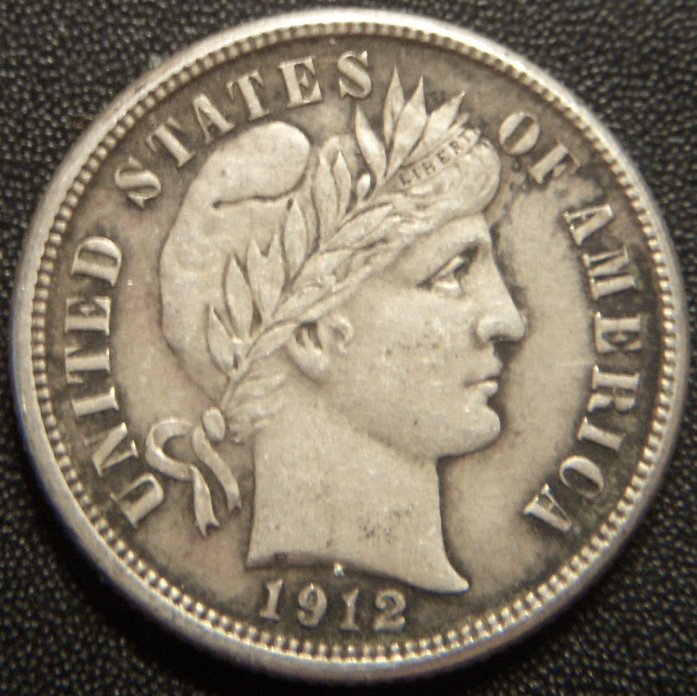 1912-D Barber Dime - Extra Fine