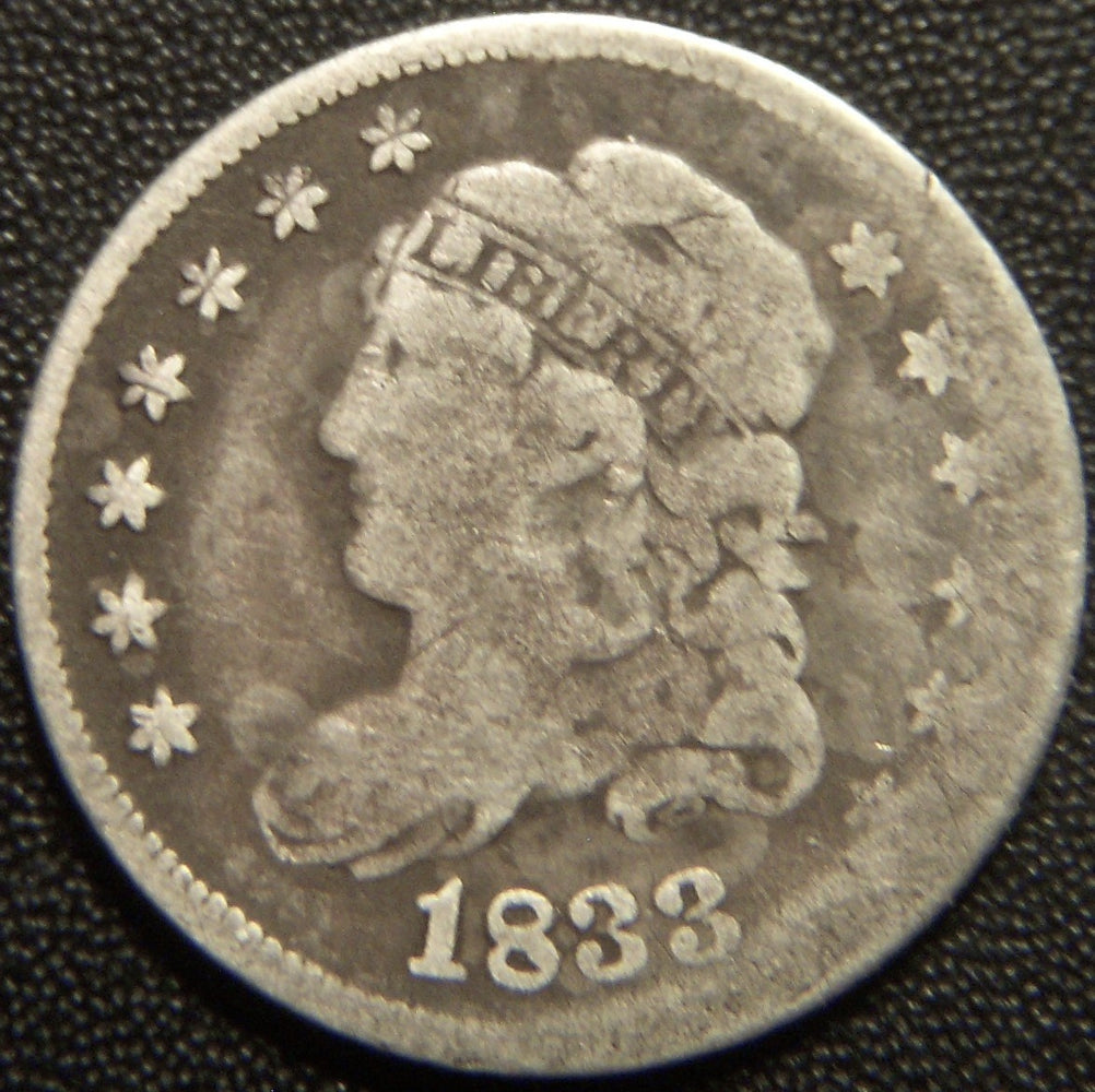 1833 Bust Half Dime - Good+