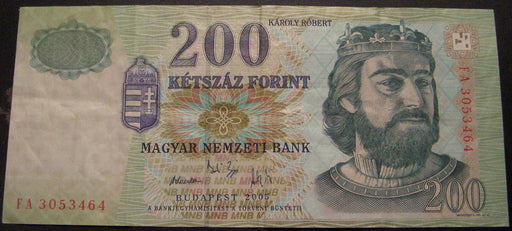 2005 200 Florint Note - Budapest