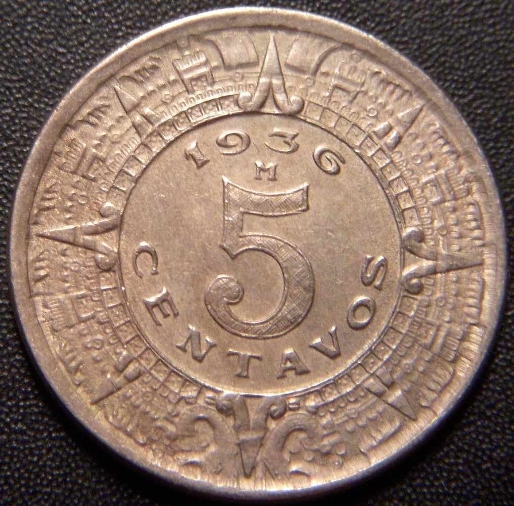 1936M 5 Centavos - Mexico