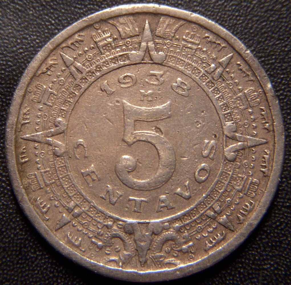 1938M 5 Centavos - Mexico