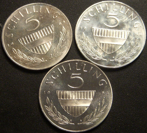1964 5 Schilling - Austria