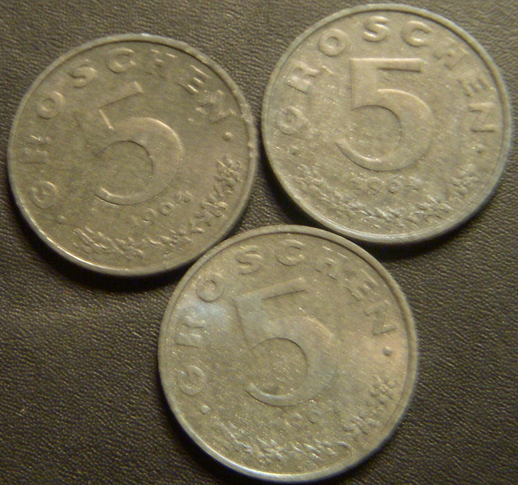 1964 5 Groschen - Austria