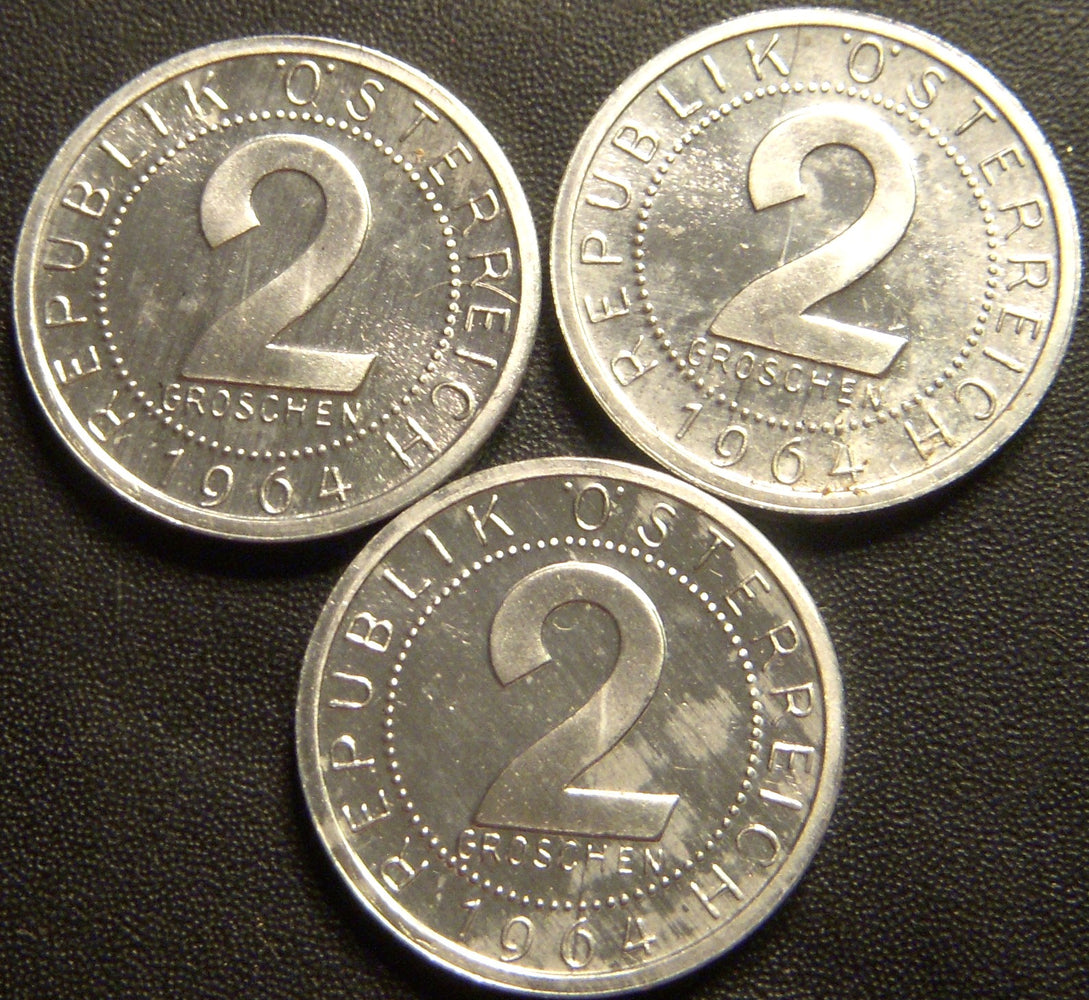 1964 2 Groschen - Austria
