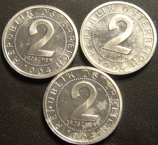 1964 2 Groschen - Austria