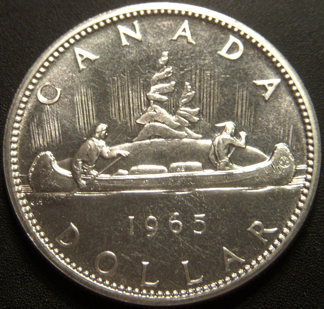 1965 Canadian Silver Dollar - Uncirculated