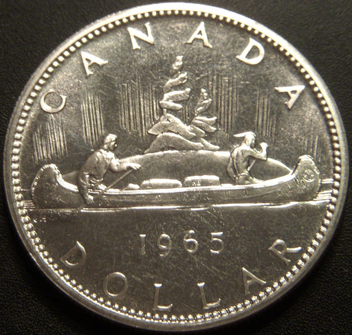 1965 Canadian Silver Dollar - Uncirculated
