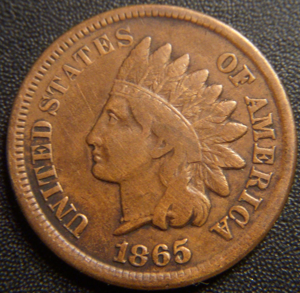 1865 Indian Head Cent - Very Good