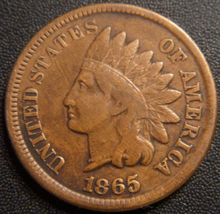 1865 Indian Head Cent - Very Good