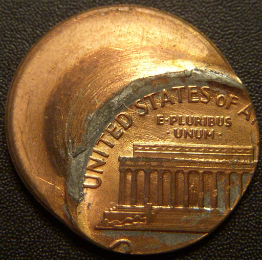 19?? 50% Off Center Struck Lincoln Cent - Mint Error