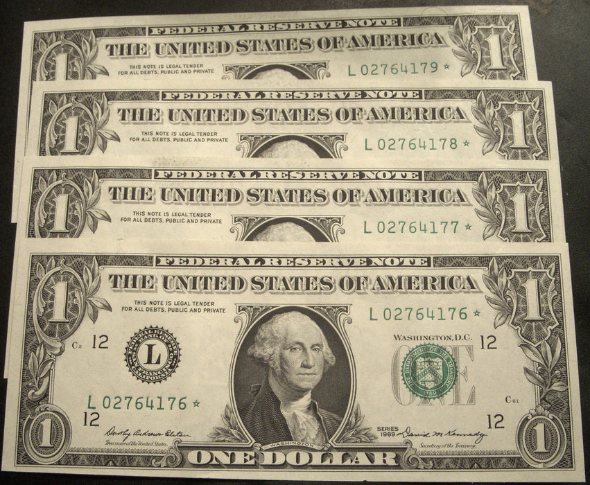 1969 (L) $1 Federal Reserve Note - FR# 1903L* Star Note