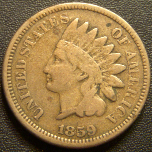 1859 Indian Head Cent - Very Good