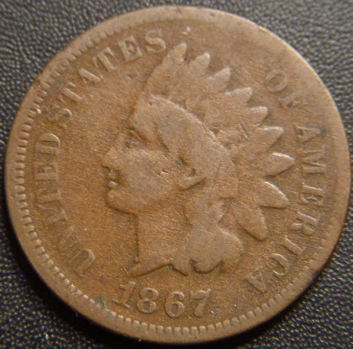 1867 Indian Head Cent - Good
