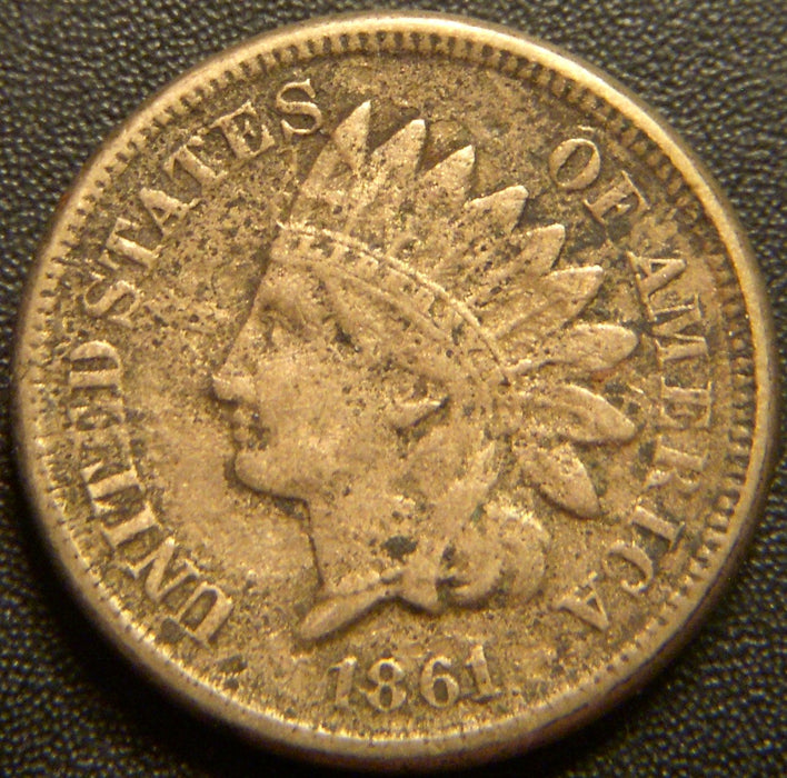 1861 Indian Head Cent - Fine
