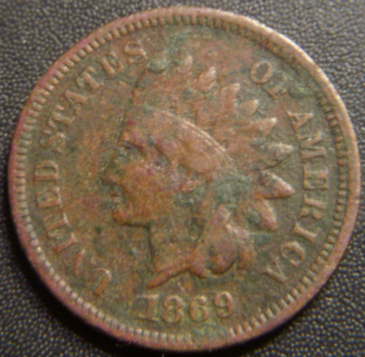 1869 Indian Head Cent - Good